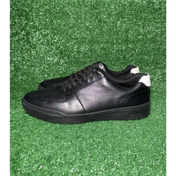 Cole Haan Grand Crosscourt Black Leather Perforated Sneaker Men Size 11.5 C33989 - Picture 4 of 9